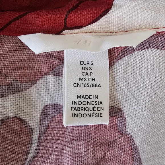 H&M Red and White Floral Dress - Picture 5 of 7